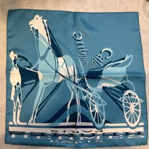 HERMES CALECHE ELASTIC BARRET SQUARE 90cm SILK SCARF